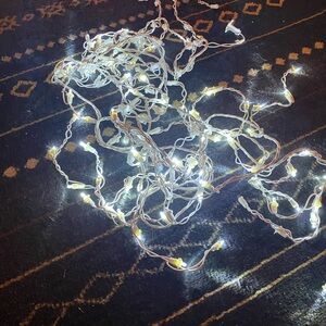 White String Icicle Lights